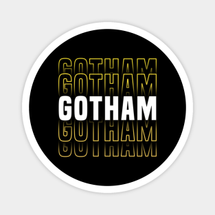 Gotham Magnet - Gotham - Glowing Line Typography Style by Bobonskt
